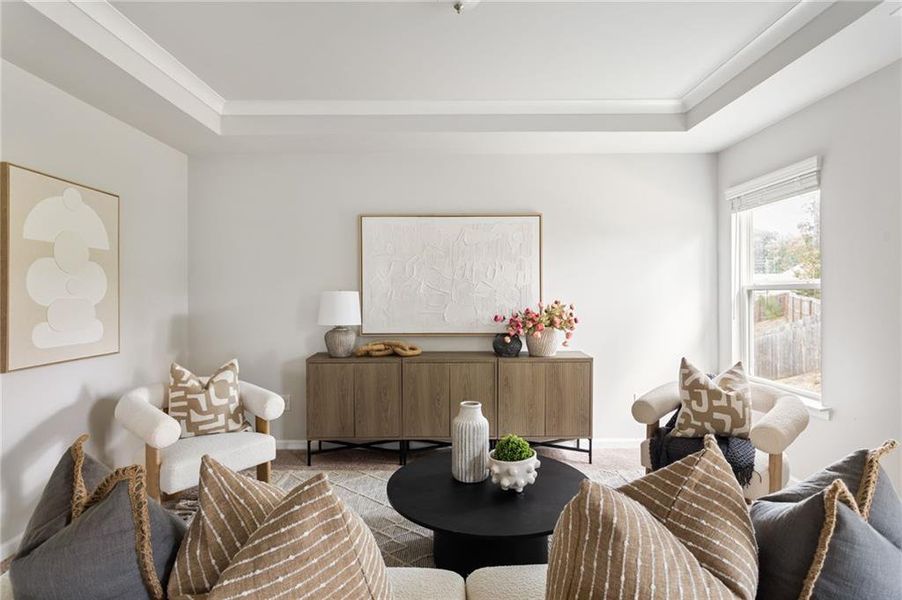 Furnished interior view inside a new home in Twin Shoals, Atlanta (Image 27).