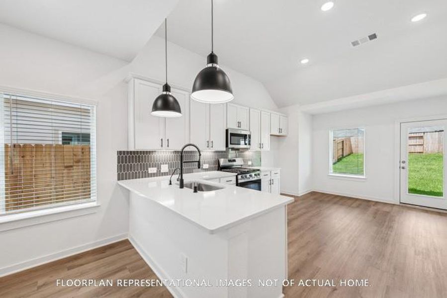 Furnished interior view inside a new home in Marvida, Cypress (Image 9). Furnished interior view inside a new home in Marvida, Cypress (Image 9).