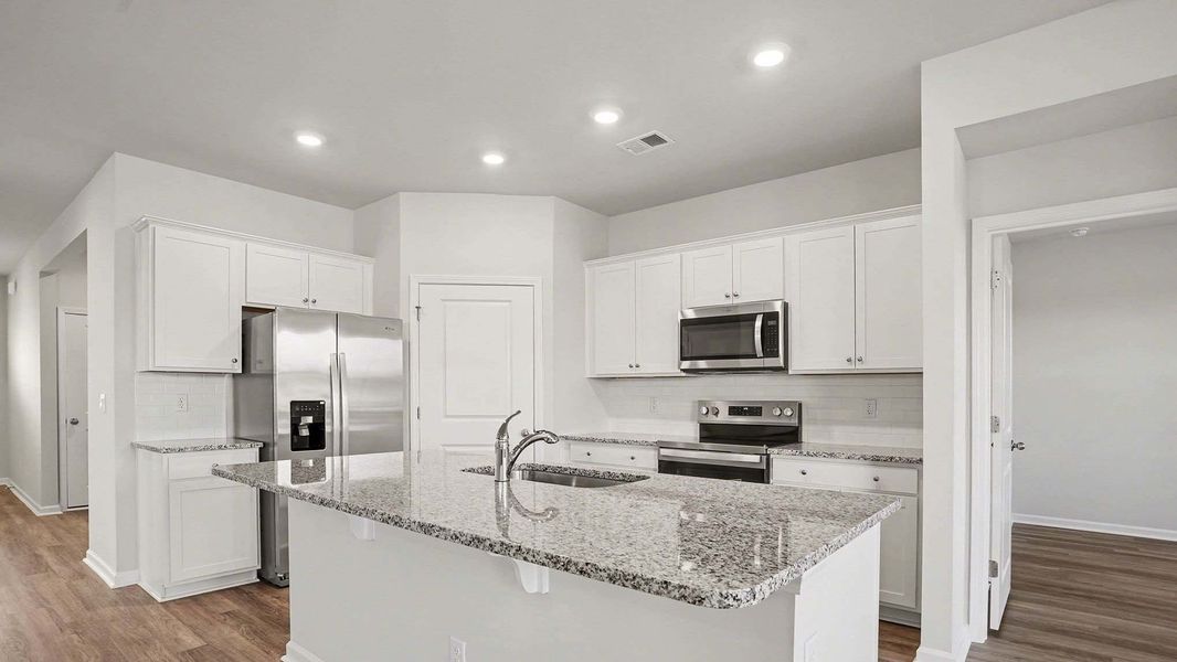 Furnished interior view inside a new home in The Meadows at Wildwood Village, Shallotte (Image 3).