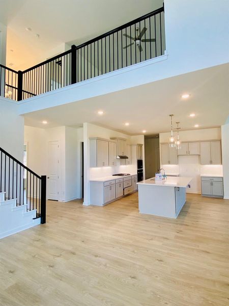 From Family Room to Kitchen