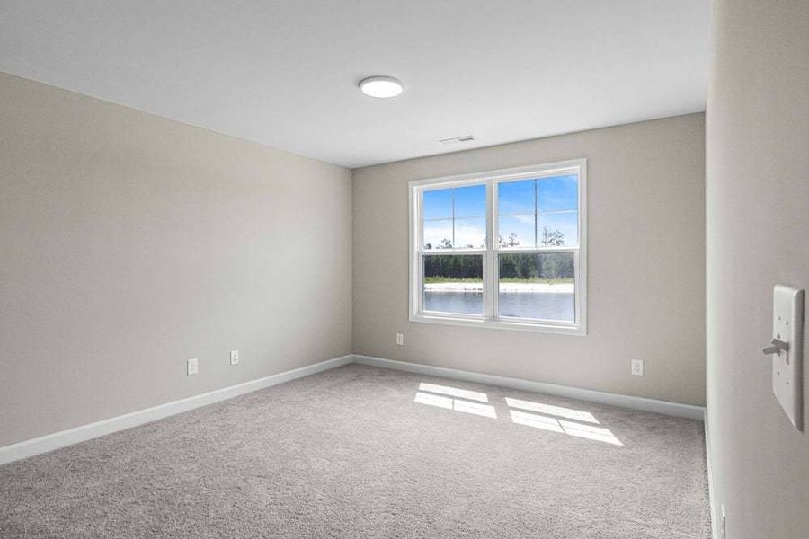 Representative unfurnished interior of a home built from the Pamlico by Caviness & Cates Communities in Bartlett Manor, Youngsville (Image 67).
