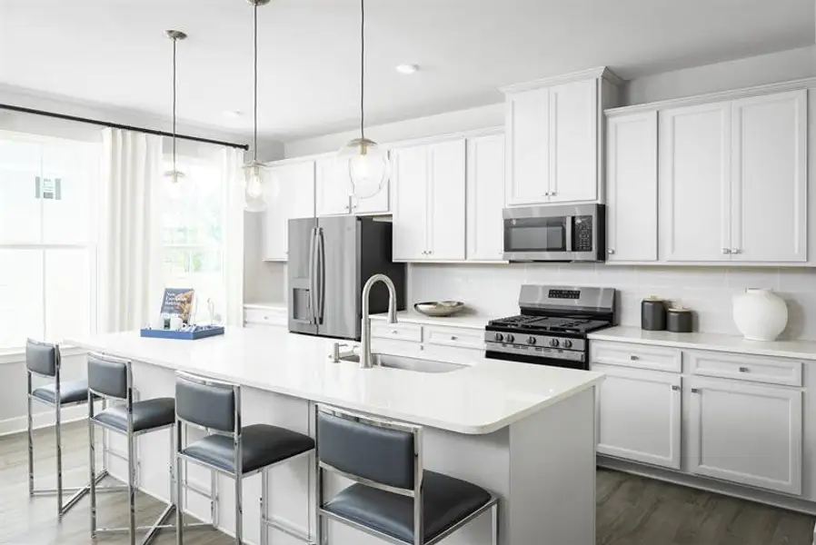 Representative furnished interior of a home built from the Tempo by Ryan Homes in Moore Farm Townhomes, Indian Trail (Image 4). Representative furnished interior of a home built from the Tempo by Ryan Homes in Moore Farm Townhomes, Indian Trail (Image 4).