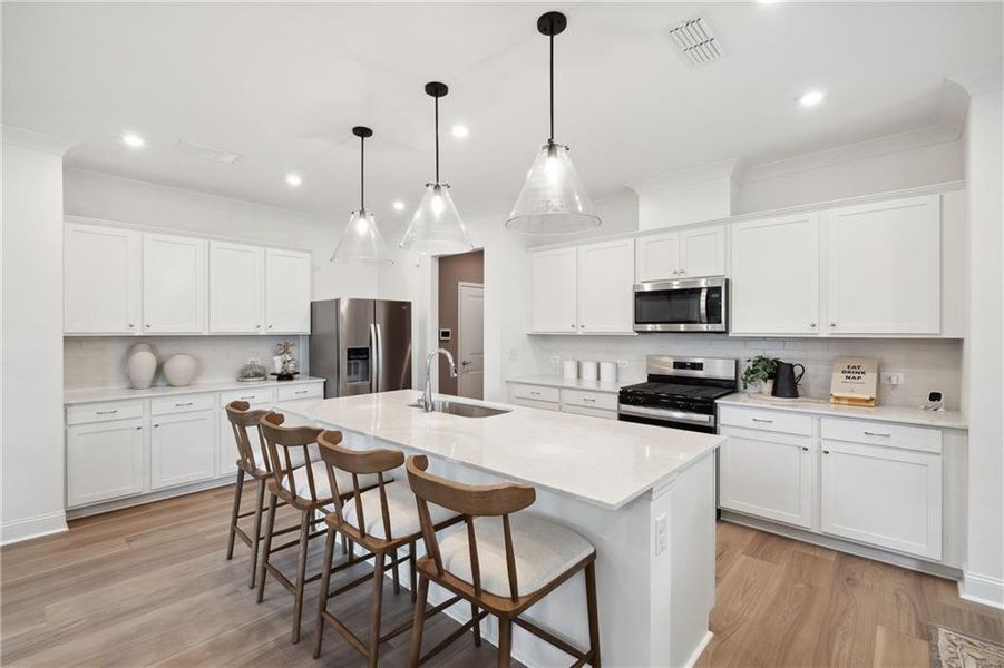 Furnished interior view inside a new home in Hamilton Place, Cartersville (Image 10).