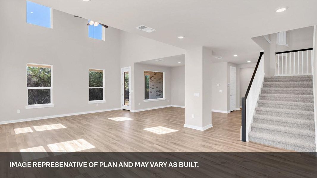 Spacious, unfurnished interior of a new home in Rosenbusch Ranch, Leander (Image 15). Spacious, unfurnished interior of a new home in Rosenbusch Ranch, Leander (Image 15).