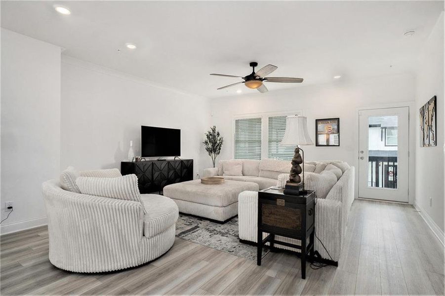 Furnished interior view inside a new home in , Smyrna (Image 12).