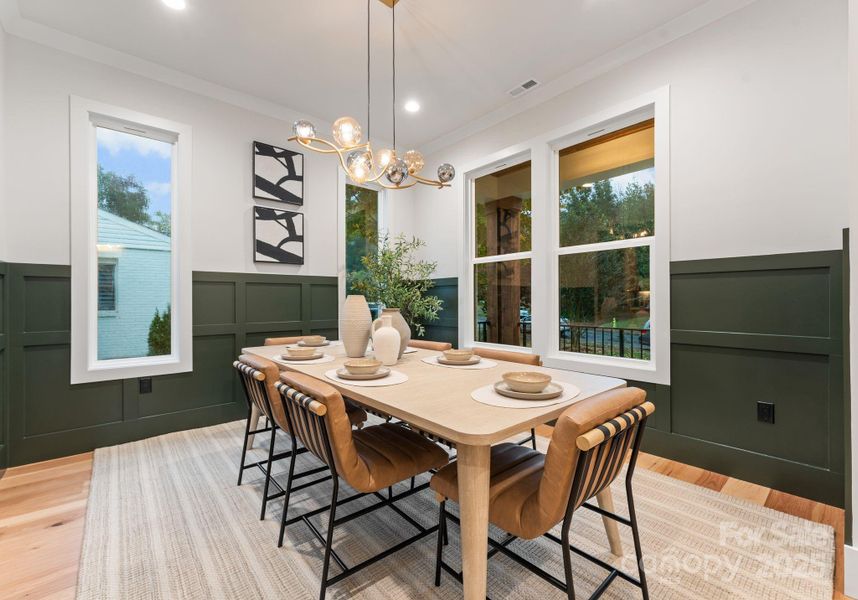 Furnished interior view inside a new home in , Charlotte (Image 34). Furnished interior view inside a new home in , Charlotte (Image 34).