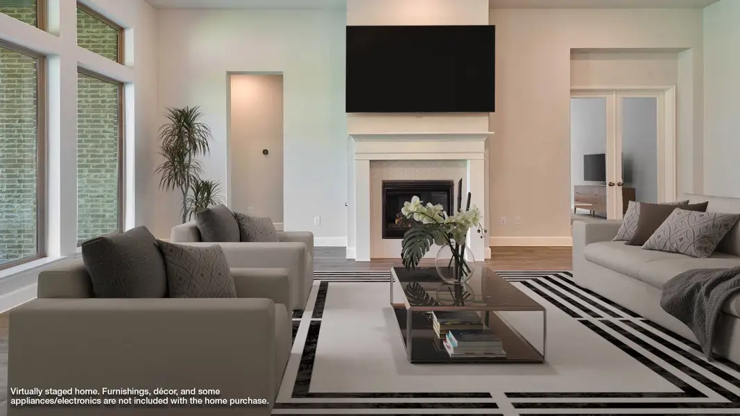 Furnished interior view inside a new home in Landmark, Denton (Image 3).