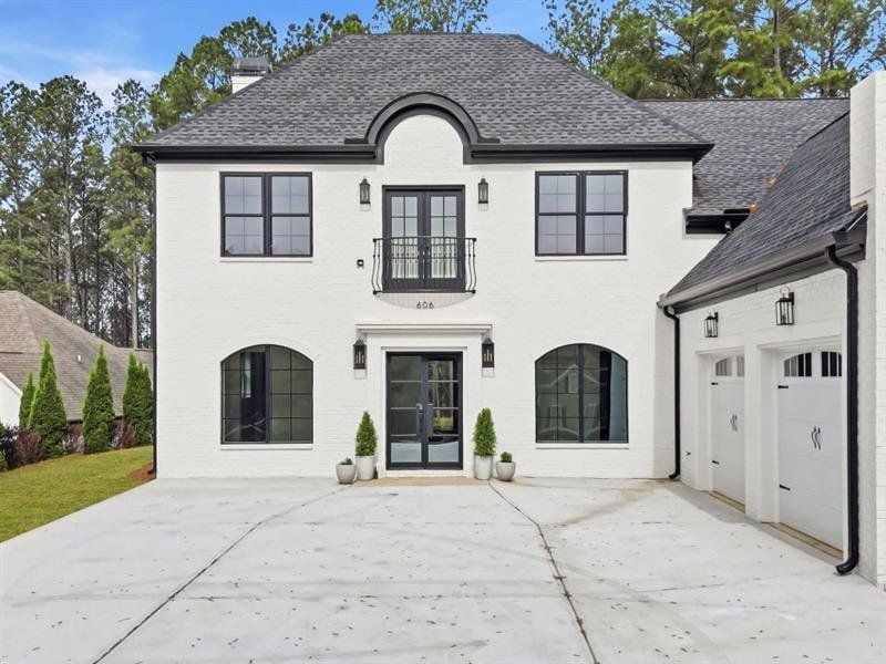 Front exterior of a new home in , Canton, GA, highlighting curb appeal (Image 34).