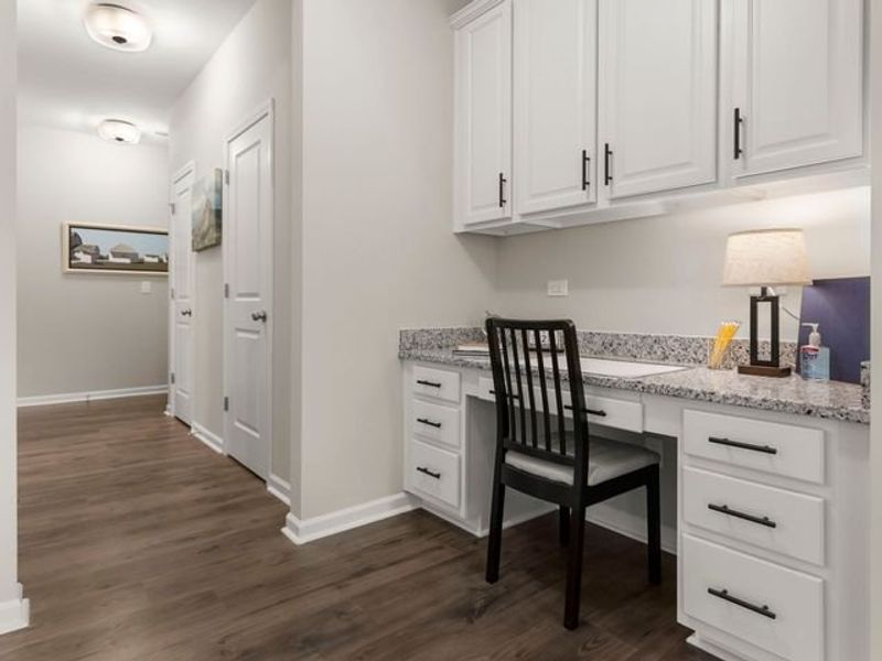 Representative furnished interior of a home built from the Elon by True Homes in Morgan Hills, Albemarle (Image 22).