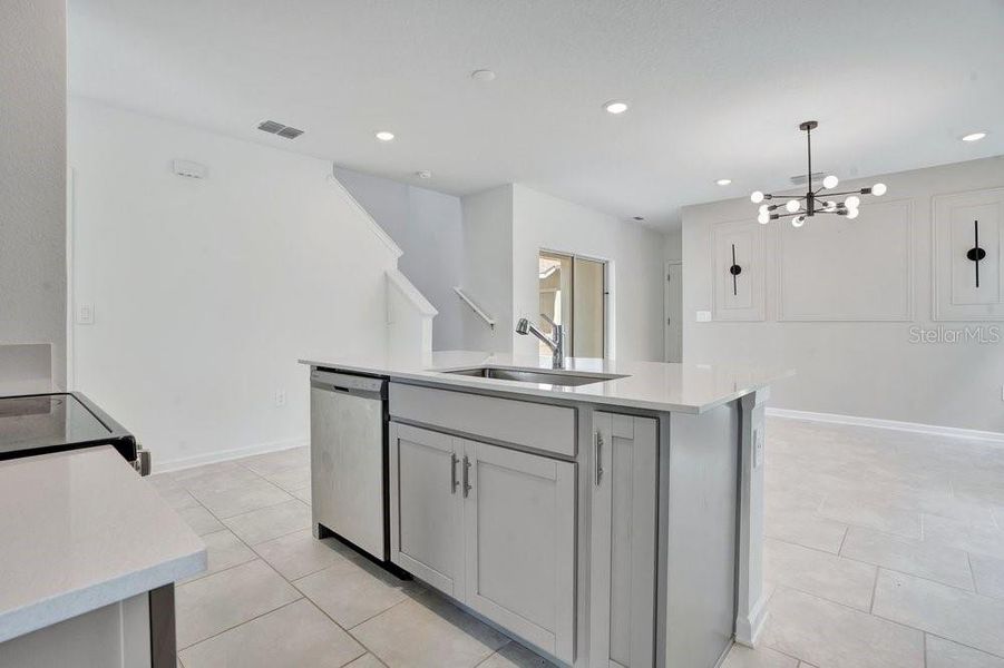 Furnished interior view inside a new home in Wellness Ridge, Clermont (Image 8).