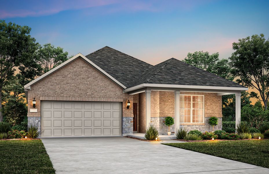 Representative exterior photo of a completed home built from the Parker by Pulte Homes in Whitewing Trails, Princeton, TX (Image 17). Representative exterior photo of a completed home built from the Parker by Pulte Homes in Whitewing Trails, Princeton, TX (Image 17).