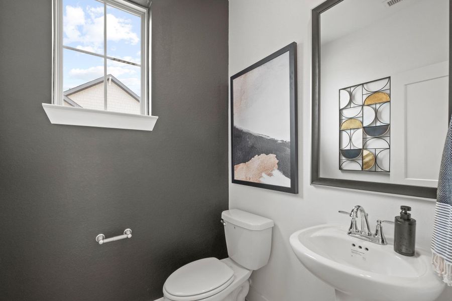 Furnished interior view inside a new home in Elyson, Katy (Image 5).