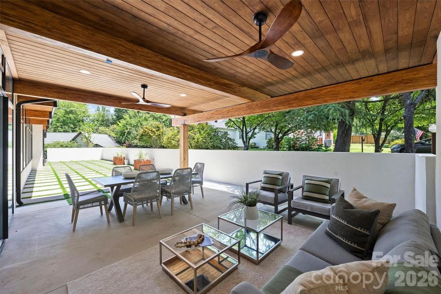 Exterior details and patio area of a home in , Charlotte (Image 26). Exterior details and patio area of a home in , Charlotte (Image 26).