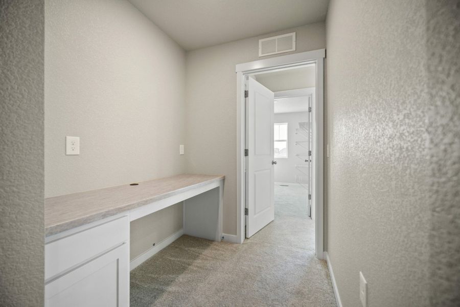 Representative furnished interior of a home built from the Palmer by View Homes in Aspen Meadows – Townhomes, Colorado Springs (Image 20).