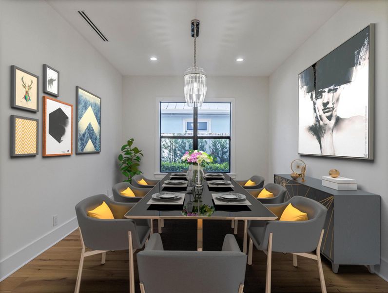 Furnished interior view inside a new home in , West Palm Beach (Image 18).