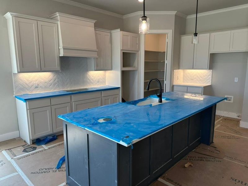 In-progress construction of a new home in Fannin Ranch, Leonard, TX (Image 25).