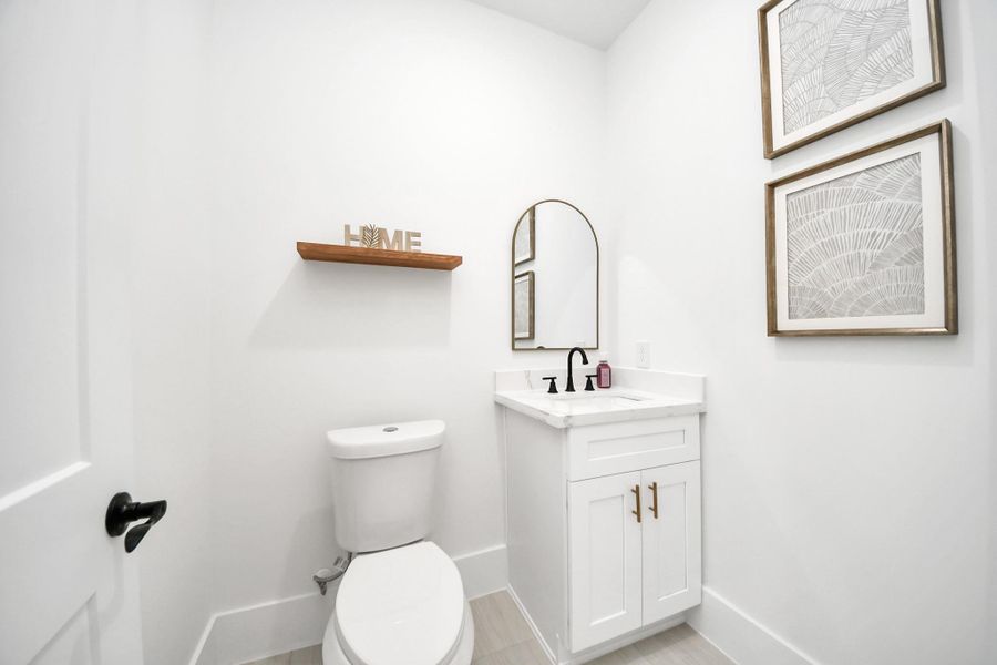 Furnished interior view inside a new home in , Spring (Image 34).