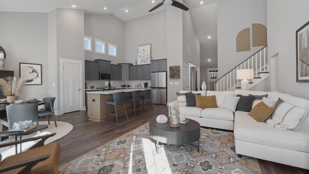 Furnished interior view inside a new home in Walnut Ridge, Inman (Image 8).