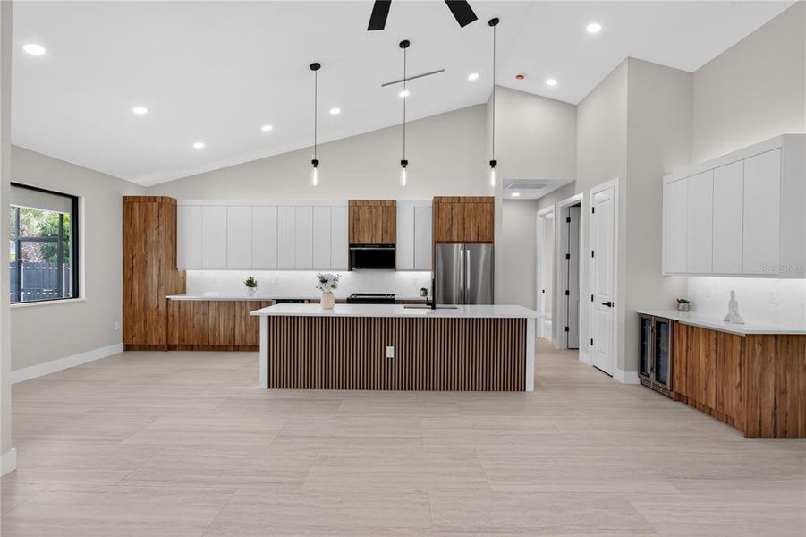 Furnished interior view inside a new home in , Cape Coral (Image 6). Furnished interior view inside a new home in , Cape Coral (Image 6).