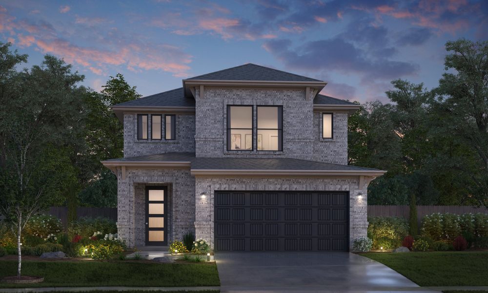 Representative exterior photo of a completed home built from the Bandera by Tricoast Homes in River Ranch 55', Dayton, TX (Image 2). Representative exterior photo of a completed home built from the Bandera by Tricoast Homes in River Ranch 55', Dayton, TX (Image 2).