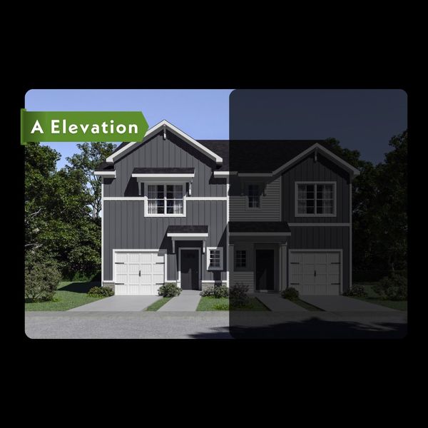 Representative exterior photo of a completed home built from the Walnut by McGuinn Homes in Sibley Village Townhomes, Sumter, SC (Image 23).