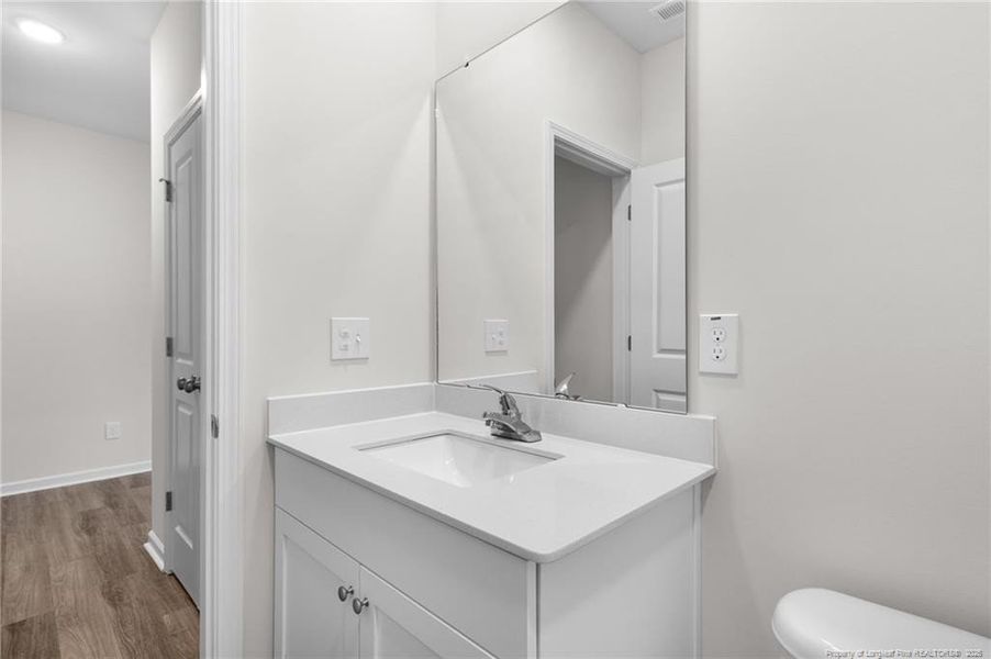 Half bath downstairs