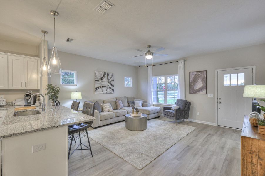 Furnished interior view inside a new home in Legacy Preserve, Tullahoma (Image 24). Furnished interior view inside a new home in Legacy Preserve, Tullahoma (Image 24).