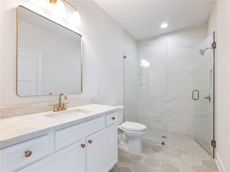 Furnished interior view inside a new home in , Buford (Image 10).