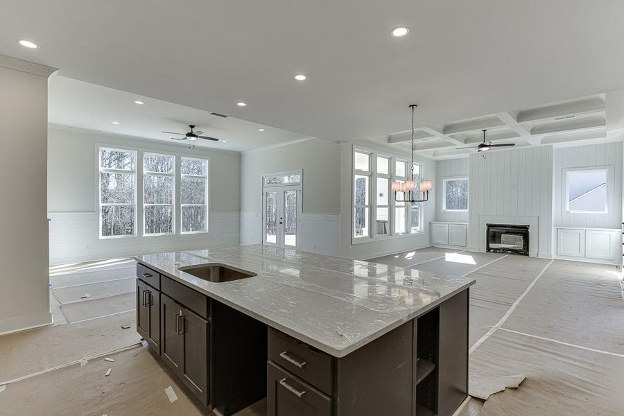 In-progress construction of a new home in , Cumming, GA (Image 17).