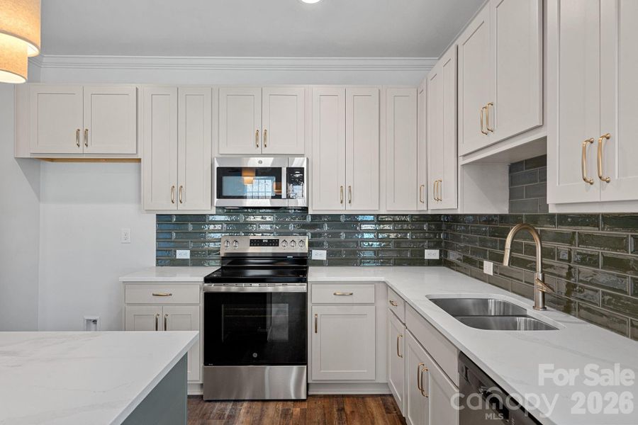 Furnished interior view inside a new home in , Charlotte (Image 6). Furnished interior view inside a new home in , Charlotte (Image 6).