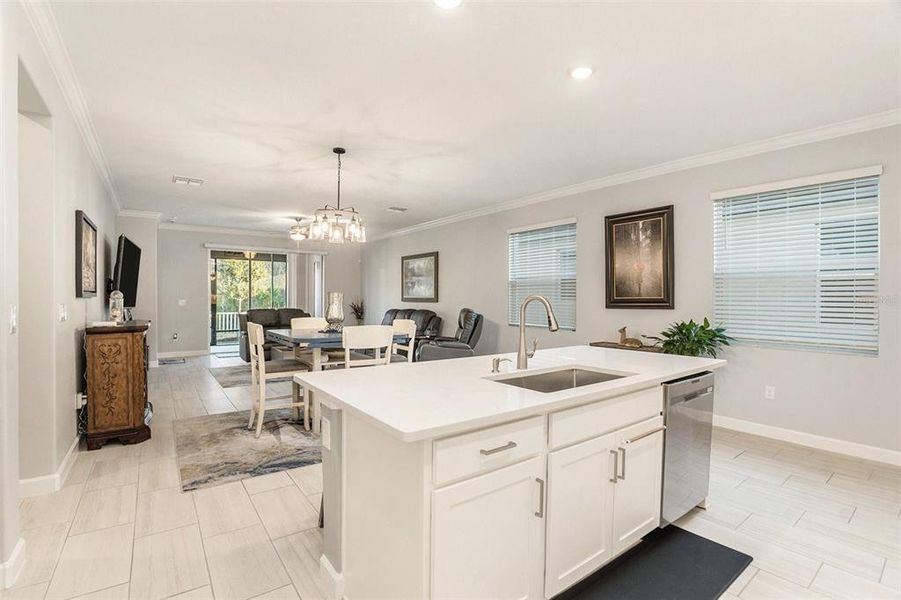 Furnished interior view inside a new home in Angeline Active Adult: Active Adult Manors, Land O' Lakes (Image 13).