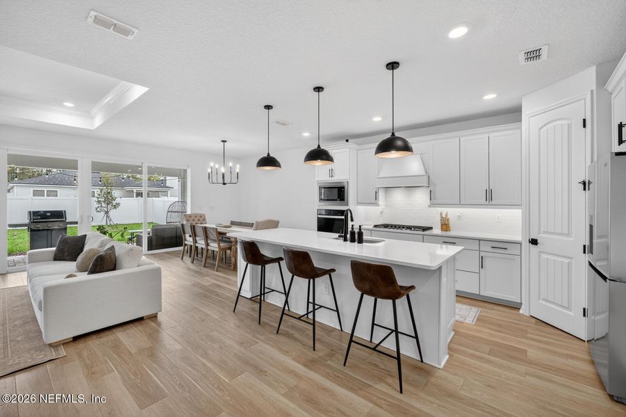 Furnished interior view inside a new home in , St. Augustine (Image 19).