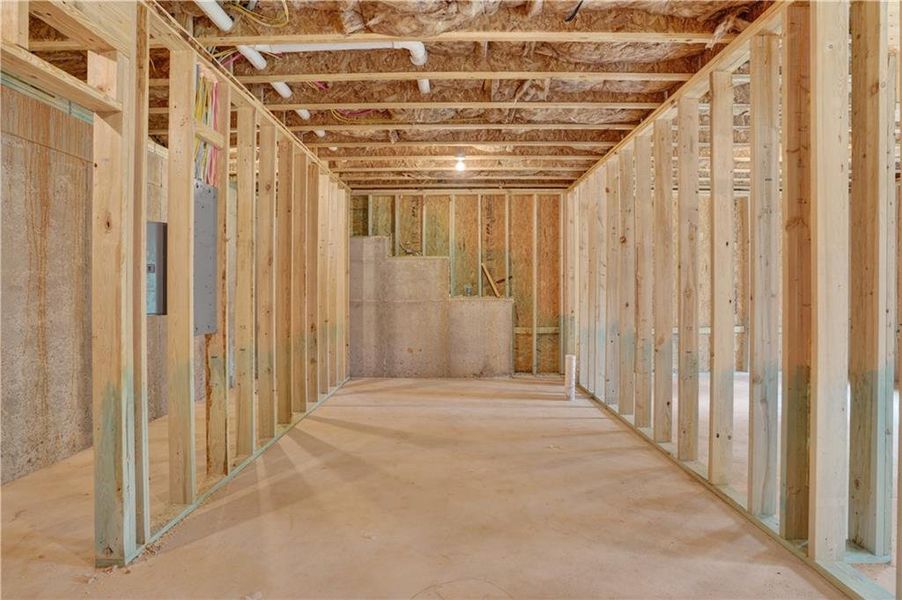 In-progress construction of a new home in Waters Edge, Mansfield, GA (Image 29).