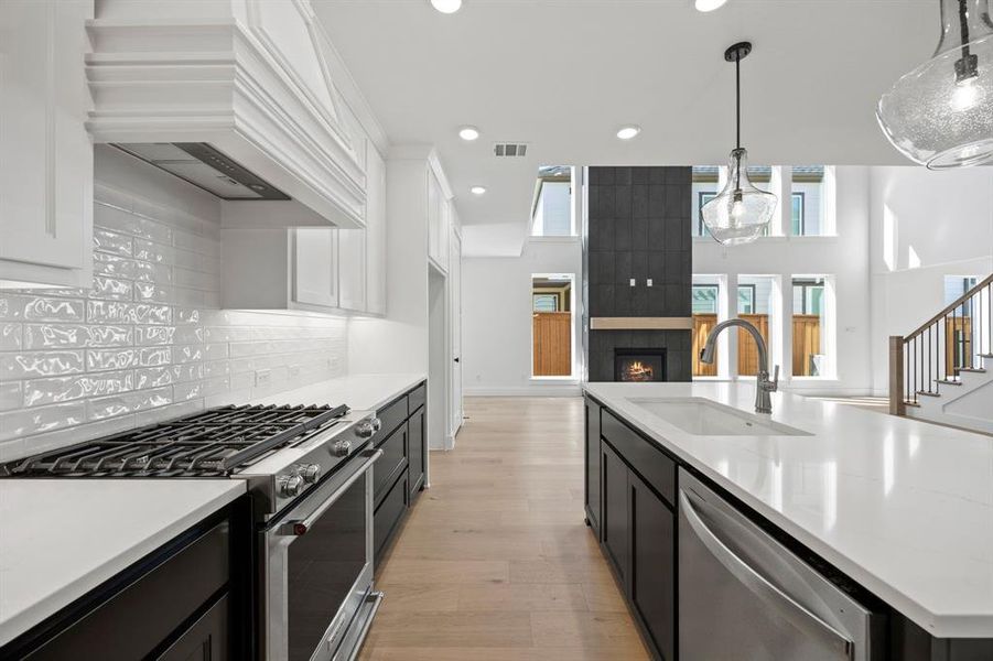 Furnished interior view inside a new home in Fields, Frisco (Image 9).