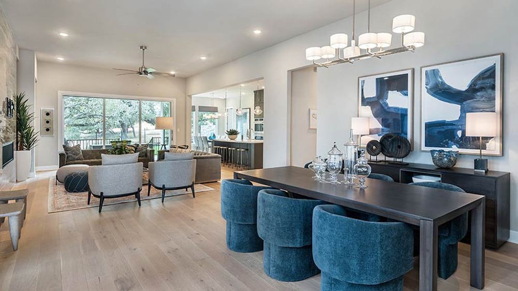 Representative furnished interior of a home built from the Artisan by Taylor Morrison in Travisso Naples Collection, Leander (Image 5). Representative furnished interior of a home built from the Artisan by Taylor Morrison in Travisso Naples Collection, Leander (Image 5).