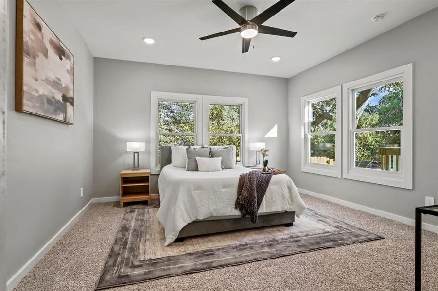 Furnished interior view inside a new home in , Dallas (Image 13). Furnished interior view inside a new home in , Dallas (Image 13).