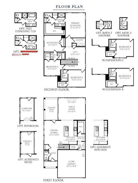2D floor plan layout of this home in , Summerville, SC (Image 5). 2D floor plan layout of this home in , Summerville, SC (Image 5).