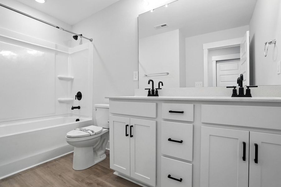 Furnished interior view inside a new home in Villas at Prestwick, Mooresville (Image 13).