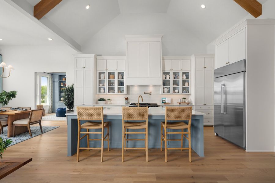 Furnished interior view inside a new home in Winding Creek, Rockwall (Image 5). Furnished interior view inside a new home in Winding Creek, Rockwall (Image 5).