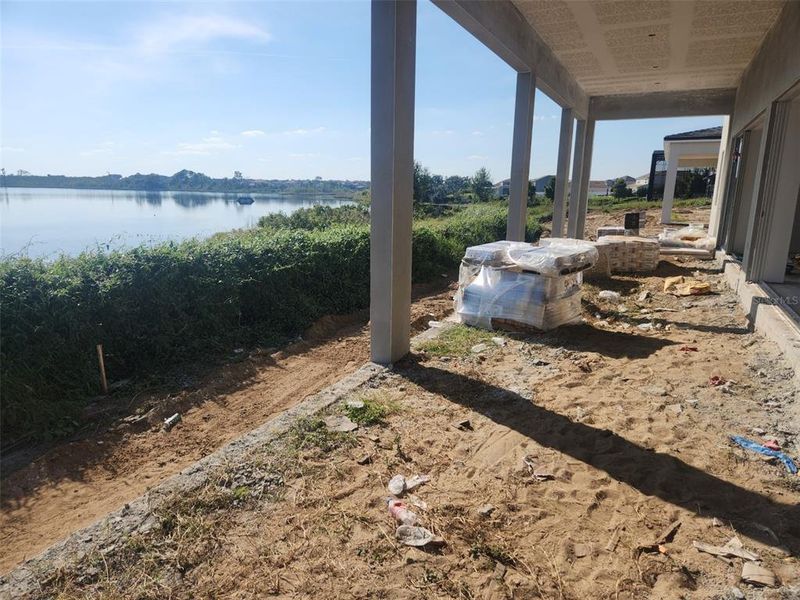 In-progress construction of a new home in Shorefront Cove, Winter Garden, FL (Image 3).