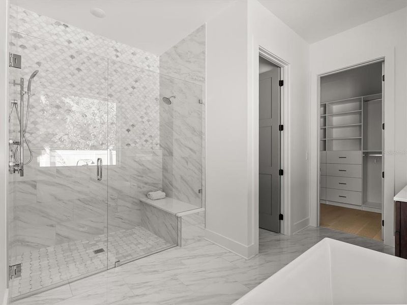 Furnished interior view inside a new home in , Orlando (Image 11).