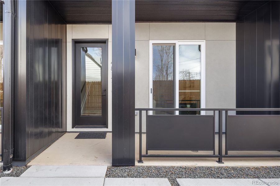 Exterior details and patio area of a home in , Denver (Image 25).