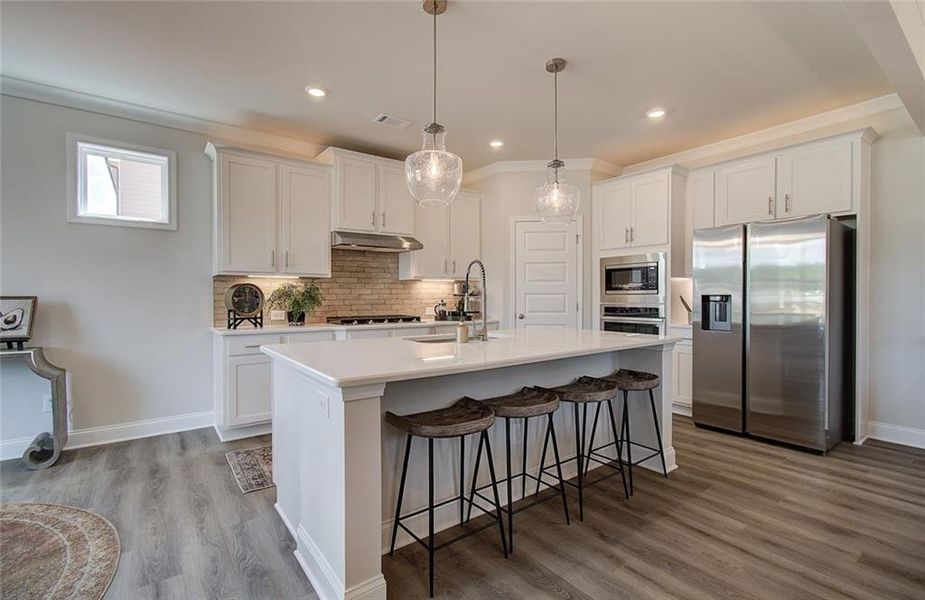 Furnished interior view inside a new home in Crofton Place Enclave, Snellville (Image 13).