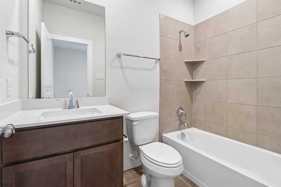 Furnished interior view inside a new home in Overland Grove, Forney (Image 11).