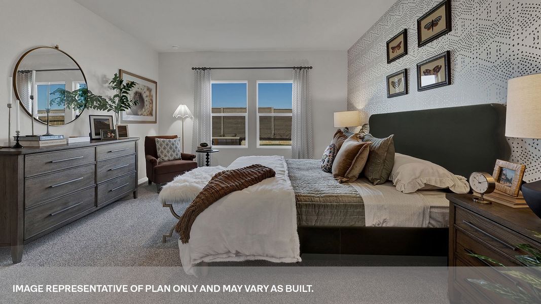 Furnished interior view inside a new home in Whisper South, San Marcos (Image 24). Furnished interior view inside a new home in Whisper South, San Marcos (Image 24).