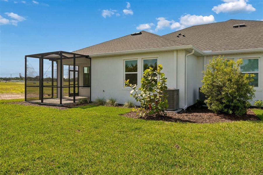 Exterior details and patio area of a home in Gracewater at Sarasota, Sarasota (Image 21).