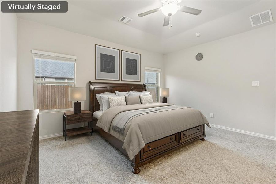 Furnished interior view inside a new home in Wolf Creek Farms - Signature Series, Melissa (Image 15).