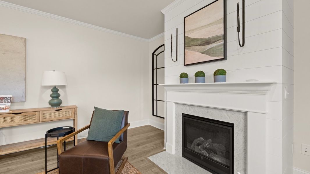 Representative furnished interior of a home built from the GRAYSON by D.R. Horton in Haven Abbey, Cumming (Image 34).