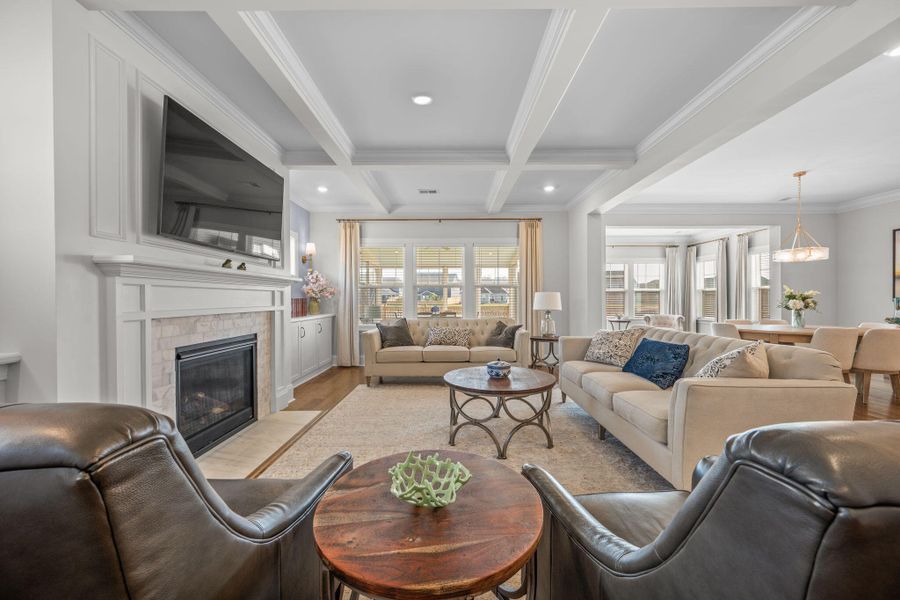 Furnished interior view inside a new home in , Summerville (Image 27).