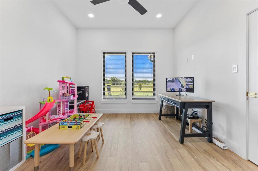 Furnished interior view inside a new home in , Ennis (Image 30).